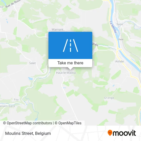 Moulins Street map