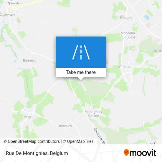 Montignies Street map