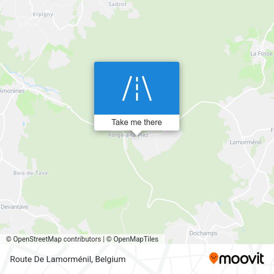 Route De Lamorménil plan