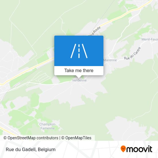 Rue du Gadelî plan