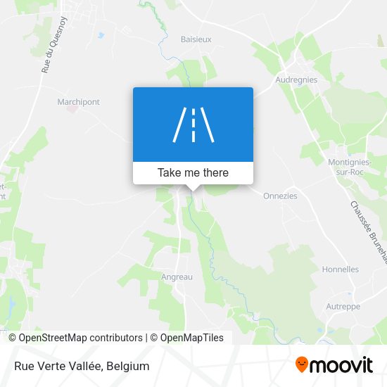 Rue Verte Vallée map