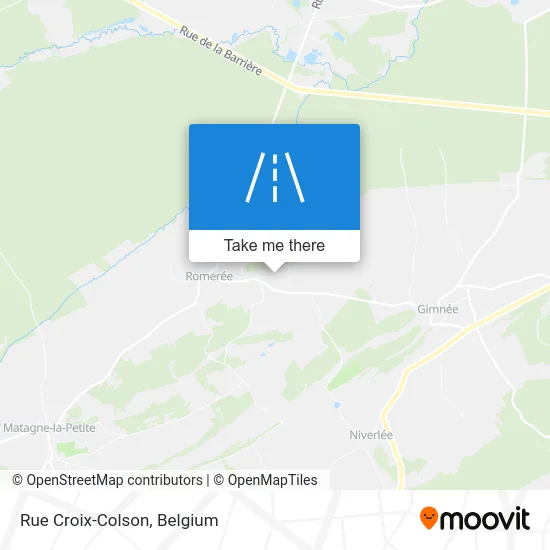 Rue Croix-Colson plan