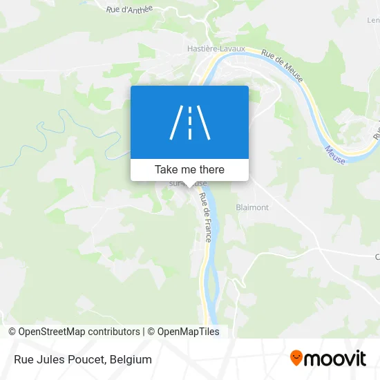 Jules Poucet Street map