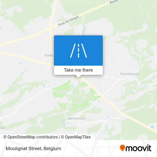 Moulignat Street map