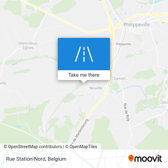 Rue Station-Nord plan