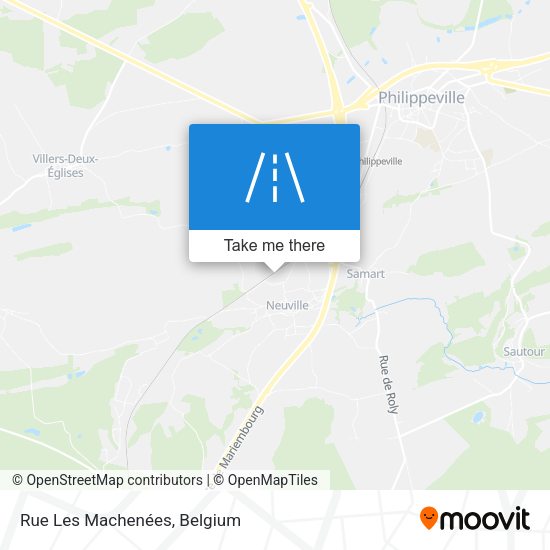 Rue Les Machenées map