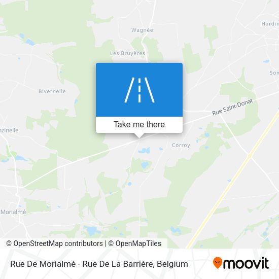 Rue De Morialmé - Rue De La Barrière map