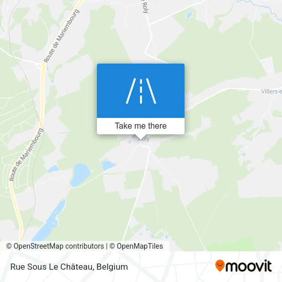 Rue Sous Le Château map