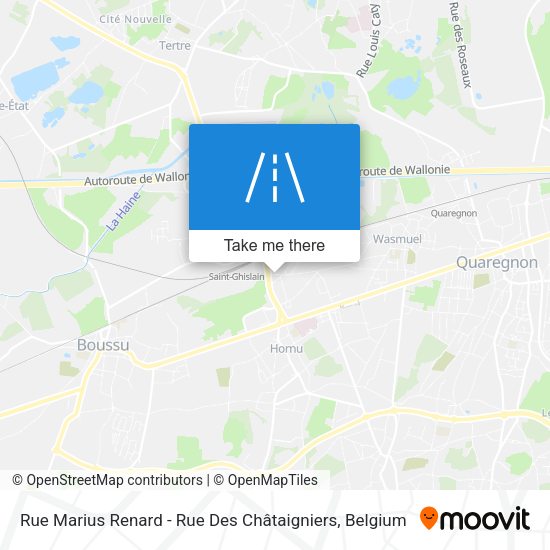 Rue Marius Renard - Rue Des Châtaigniers plan