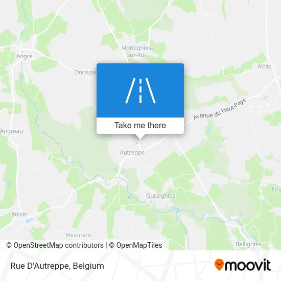 Autreppe Street map