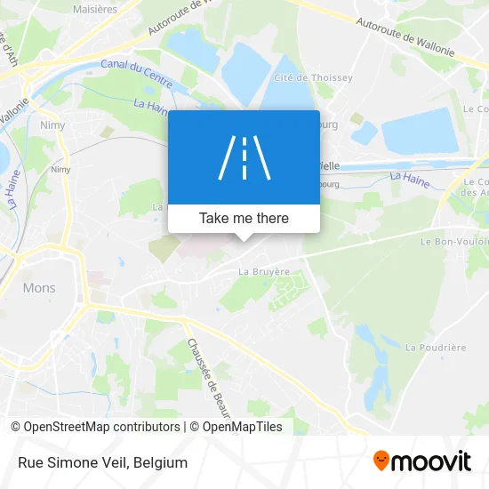 Simone Veil Street map