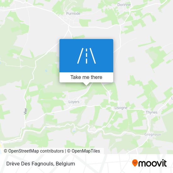 Drève Des Fagnouls plan
