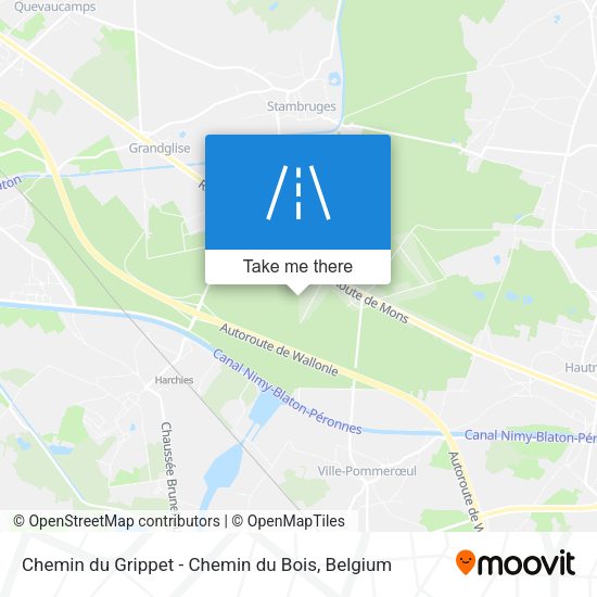 Chemin du Grippet - Chemin du Bois plan