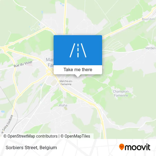 Sorbiers Street map