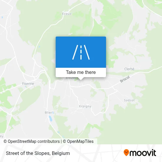 Street of the Slopes map