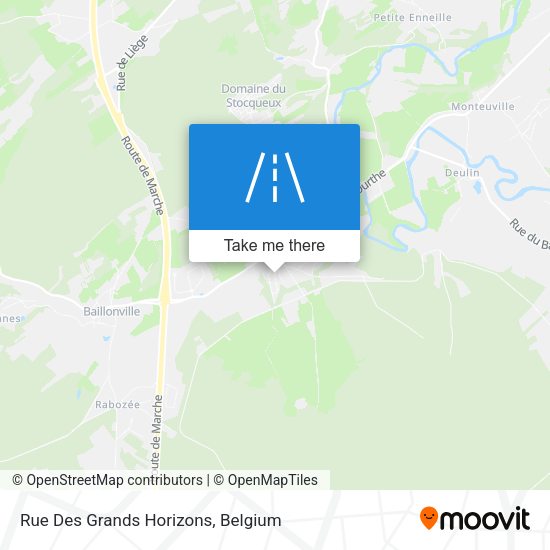 Rue Des Grands Horizons map
