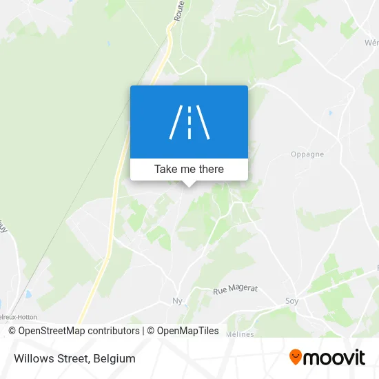 Willows Street map