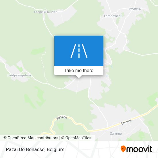 Pazai De Bénasse map