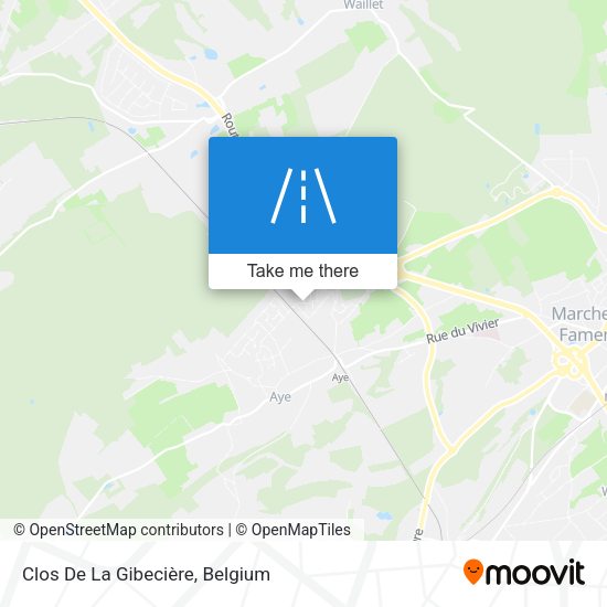 Clos De La Gibecière map