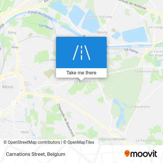 Carnations Street map