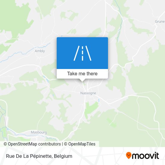 Rue De La Pépinette plan