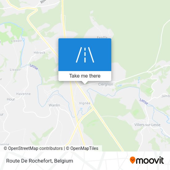 Route De Rochefort plan