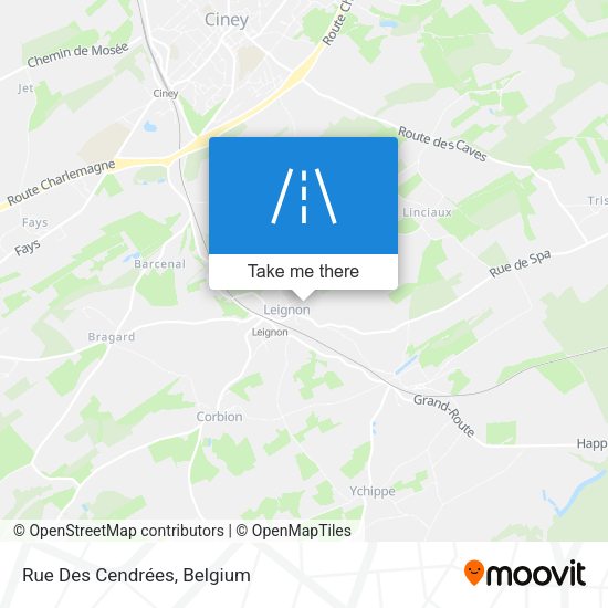 Rue Des Cendrées map