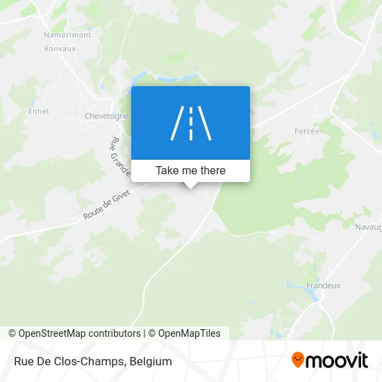 Clos-Champs Street map