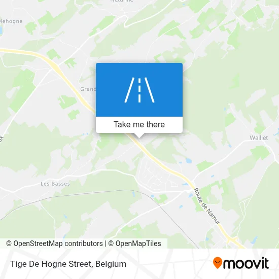 Tige De Hogne Street map