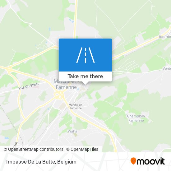 Impasse De La Butte plan