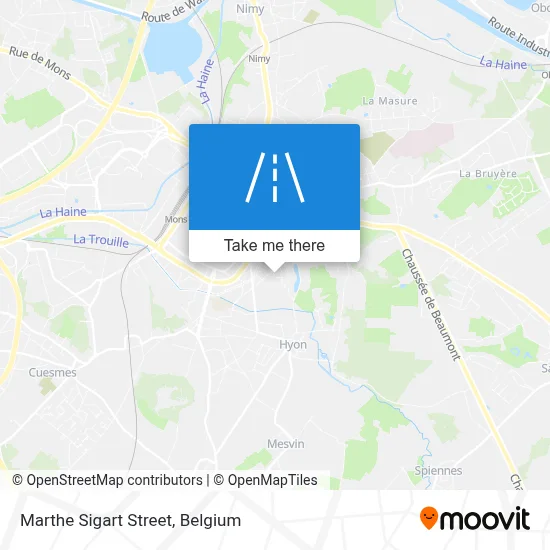 Marthe Sigart Street map