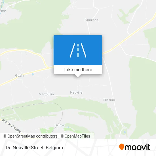 De Neuville Street map