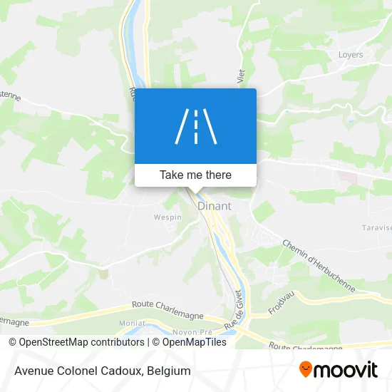 Avenue Colonel Cadoux map