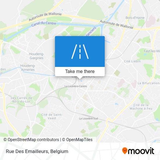Rue Des Emailleurs plan