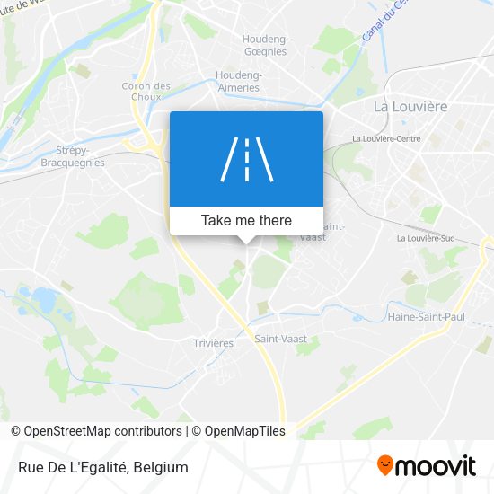 Rue De L'Egalité map