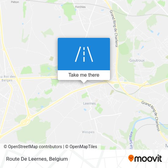 Route De Leernes plan