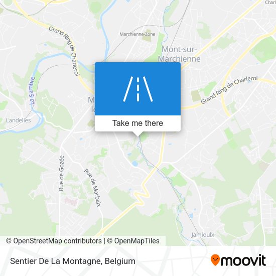 Sentier De La Montagne map
