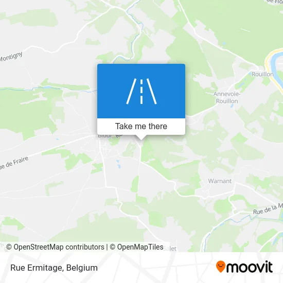 Hermitage Street map