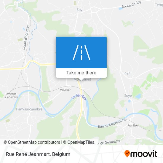 Rue René Jeanmart map