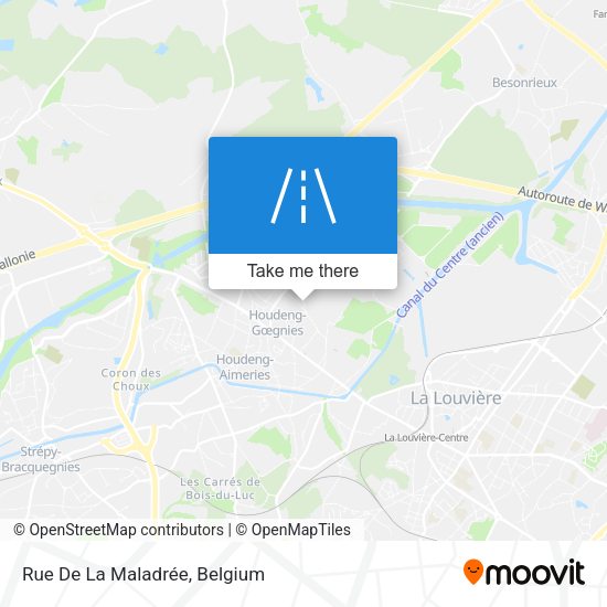 Rue De La Maladrée map