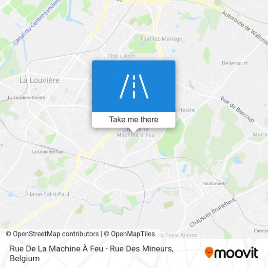 Rue De La Machine À Feu - Rue Des Mineurs map