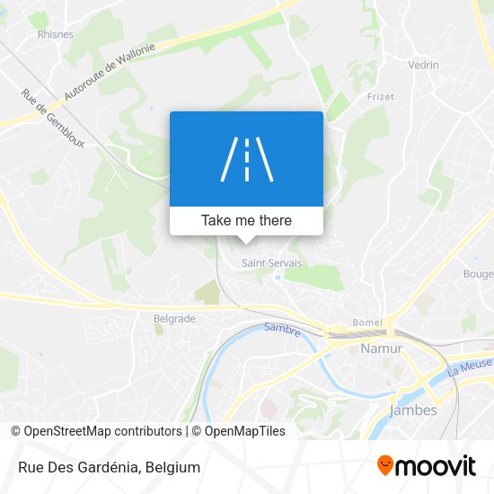 Rue Des Gardénia map