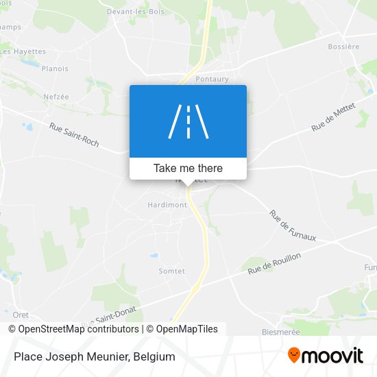 Place Joseph Meunier map