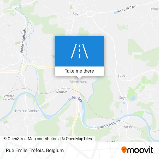 Rue Emile Tréfois plan