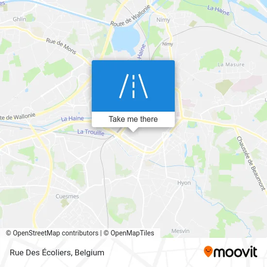 Écoliers Street map