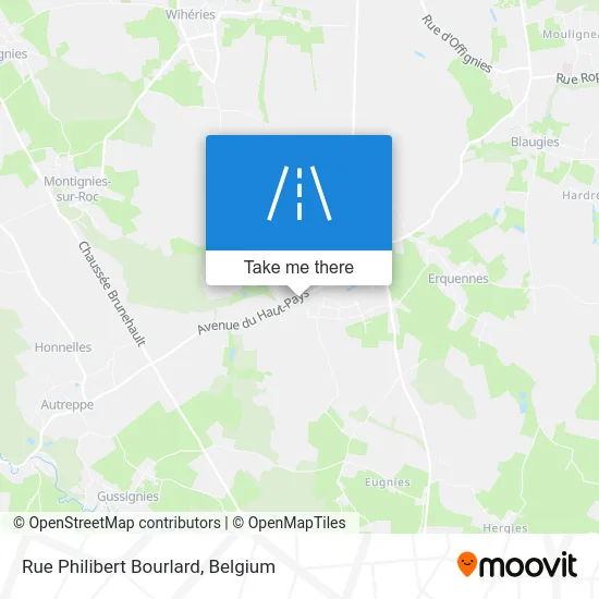 Philibert Bourlard Street map