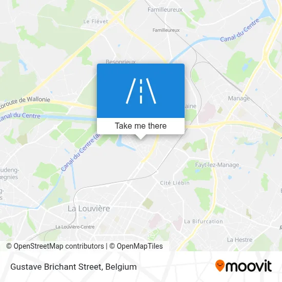 Gustave Brichant Street map