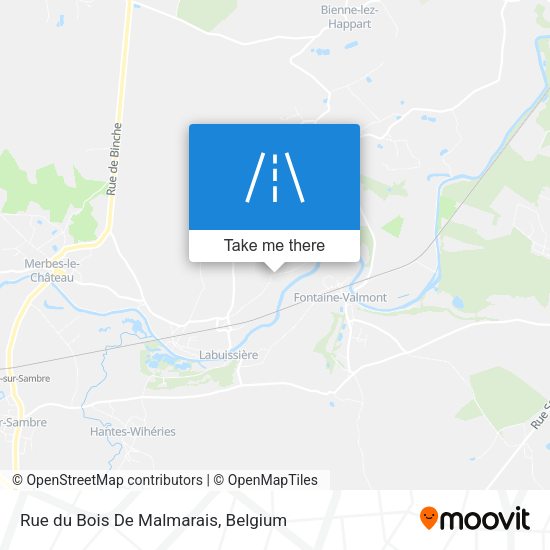 Rue du Bois De Malmarais map