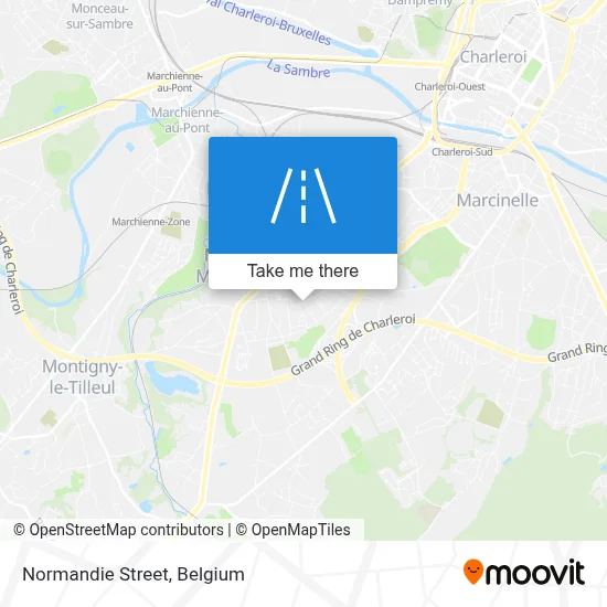 Normandie Street map
