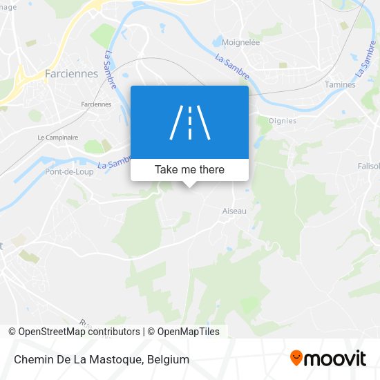 Chemin De La Mastoque map